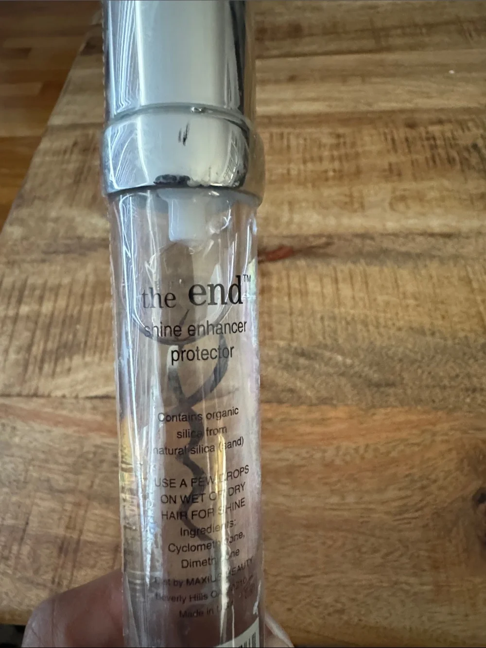 Maxiglide The End Silicone Shine Enhancer Protector Maxius Beauty 1 fl. oz.